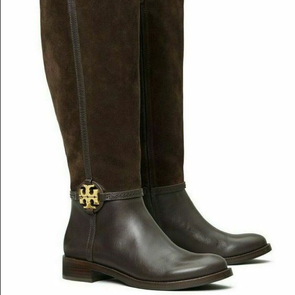 NIB Tory Burch Miller 25mm Suede Boots size 8.5 - Picture 1 of 8